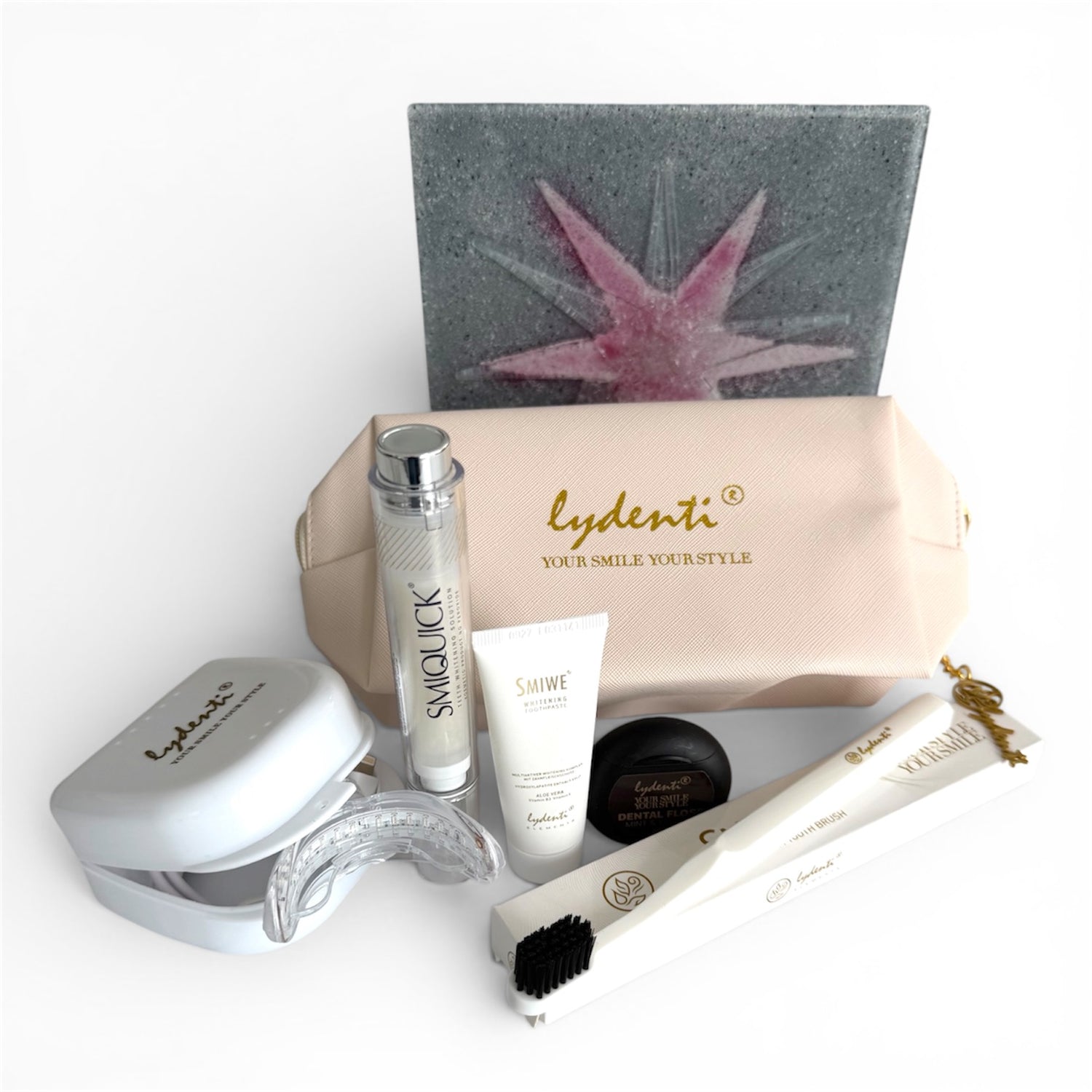 SMIQUICK® Luxury Starter-Set – Professionelle Zahnaufhellung für zuhause ( Beige)